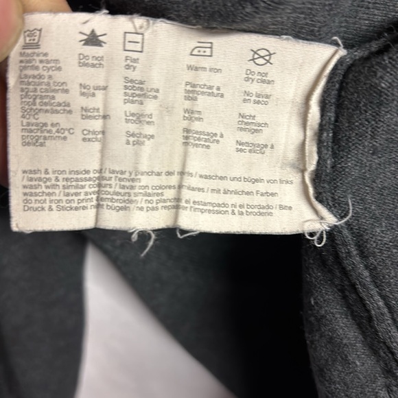 ESPRIT Men’s Essentials Gray Full Zip Sweater Size Medium - Picture 3 of 9